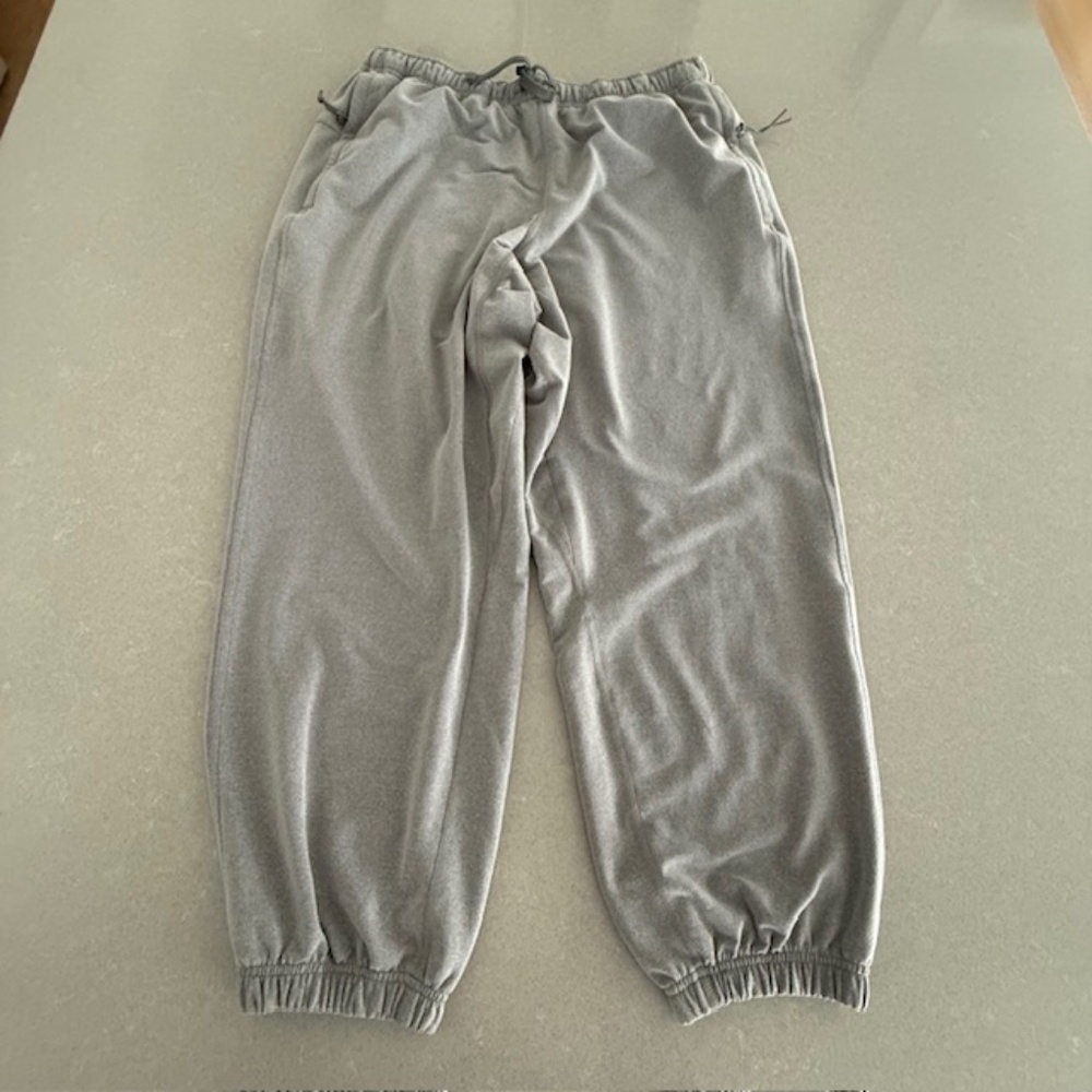 Men's Large L REI Co-op Active Pursuits Midweight Grey Joggers (retail $89) EUC